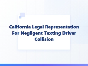 California Legal Help for Texting-Related Car Accidents